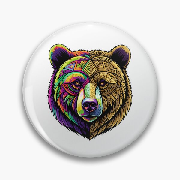 Item preview, BEAR TRIBAL STYLE DIGITAL ART designed and sold by definacoquteria.