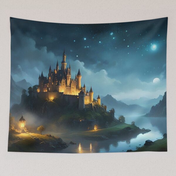 Item preview, Whispers in the Dark: A Soothing Evening Cascade designed and sold by Vandy Fullam.