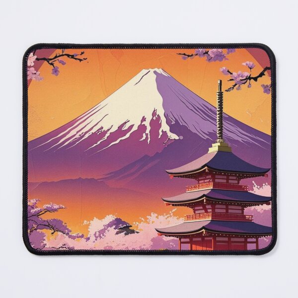 Item preview, Mount Fuji Japan Poster, Cherry Blossom Poster, Tokyo Wall Art designed and sold by Bits & Bops Boutique.