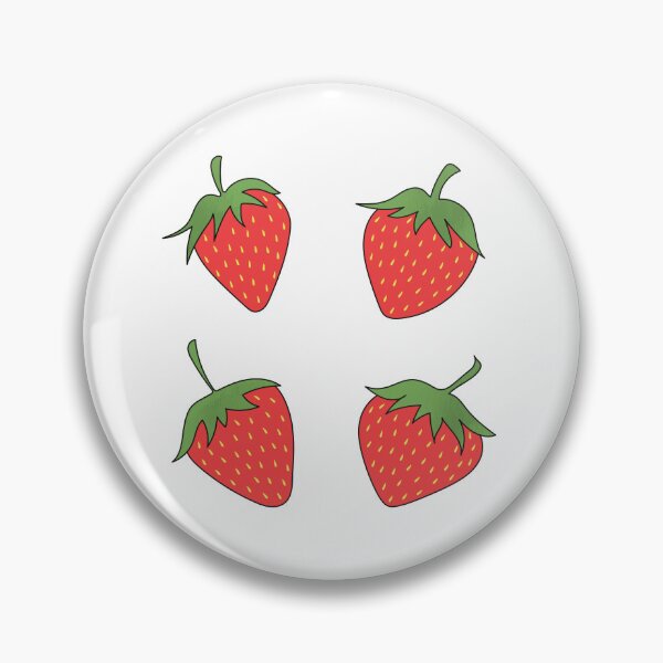 Item preview, Four Drawing Cute Strawberries designed and sold by A-U-Design.