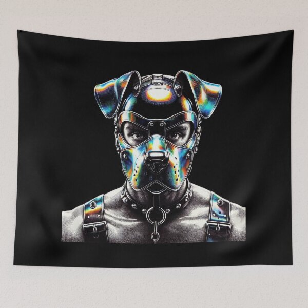 Item preview, Pup Play - CyberPop Pup Gay Leather Bar NYC Pride Graphic Design designed and sold by ItsAKinkThing.