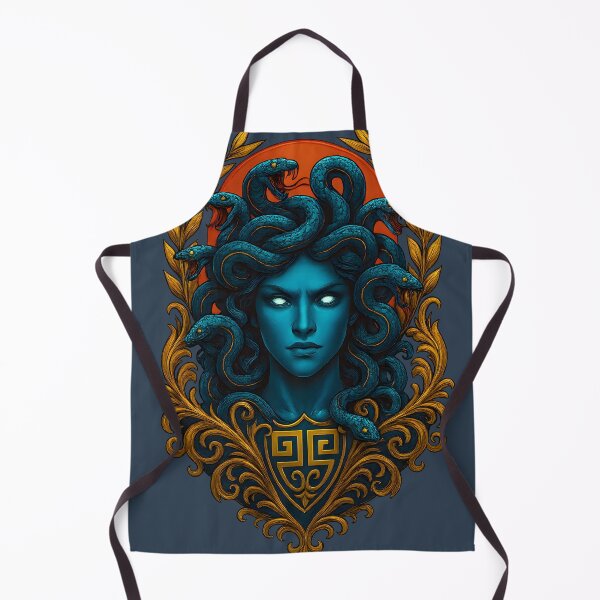Item preview, Medusa Greek Mythology Snake Hair Goddess Art designed and sold by Shoot-The-Moon.