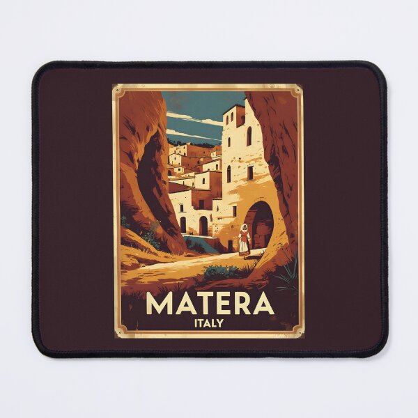 Item preview, A Vintage Travel Illustration of Matera - Italy designed and sold by GoodOldVintage.