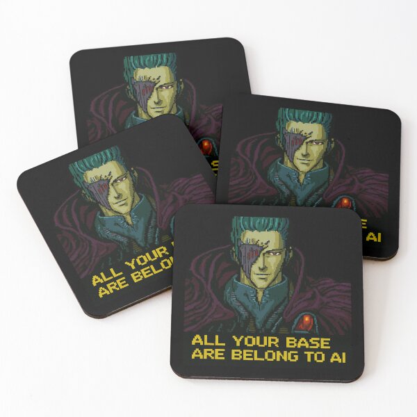 Item preview, All Your Base Are Belong to AI, Perfect for Gamers, Nostalgia Gift, Casual Wear, Video Game Tribute Shirt, Geek designed and sold by BlushingCreatives.