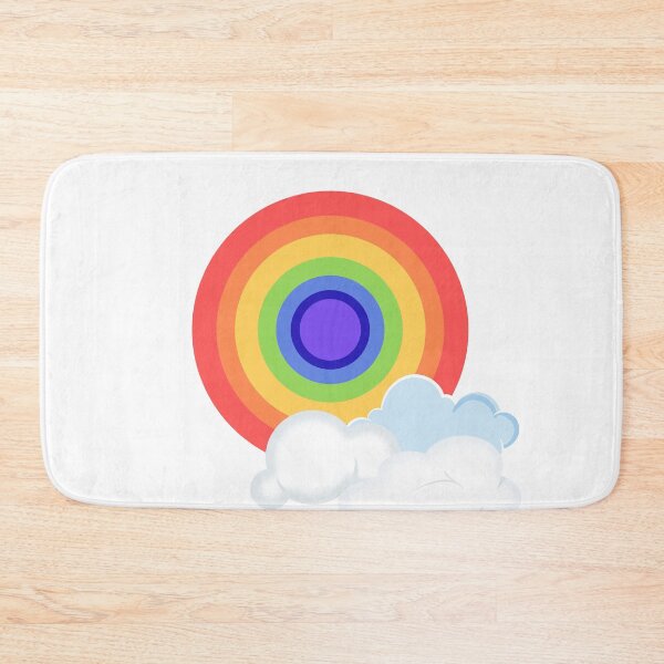 Item preview, Colorful Rainbow with Soft Clouds – Cute Weather Art designed and sold by FASA's ART.