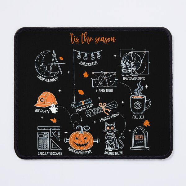Item preview, 'Tis the Season Halloween Doodle Art for Engineers designed and sold by TheBeesForYou.
