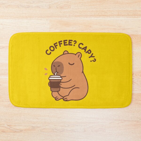 Item preview, Coffee? Capy? designed and sold by RatArt Designs.