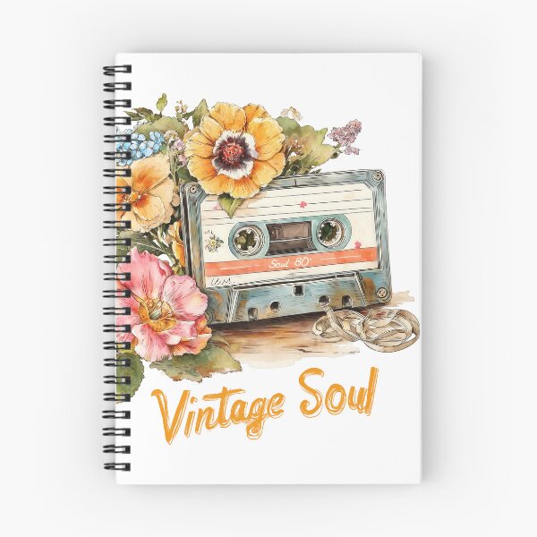 Item preview, Vintage Soul Mixtape – Retro Cassette Floral Art designed and sold by Gaviani Design Studio.