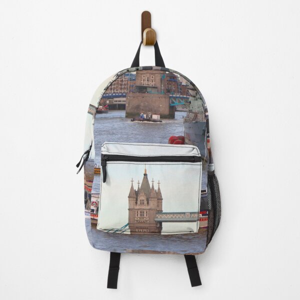 Item preview, Busy River Thames and Tower Bridge, London, England designed and sold by FranWest.