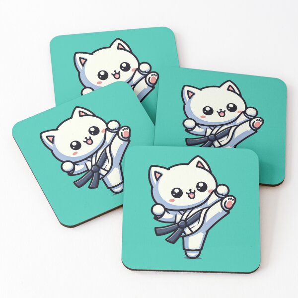 Item preview, Kawaii Karate Kitty designed and sold by Dopamine Glitch.
