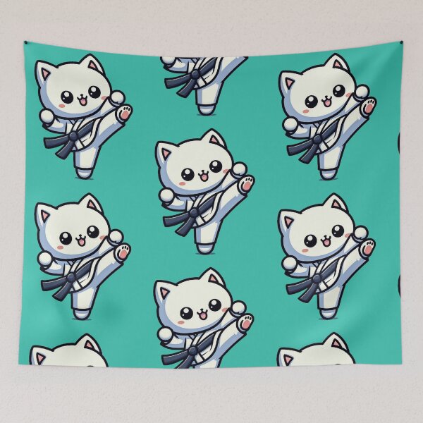 Item preview, Kawaii Karate Kitty designed and sold by Dopamine Glitch.