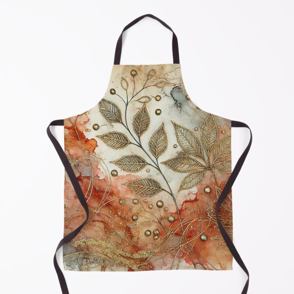 Item preview, Golden Ember Whispers Abstract Art Collection designed and sold by Dream Bloom Gallery.