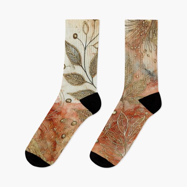 Item preview, Golden Ember Whispers Abstract Art Collection designed and sold by Oonward2021.