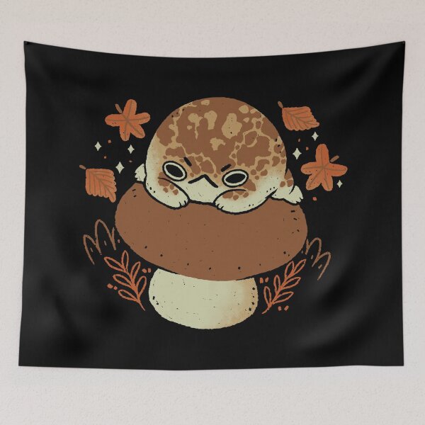 Item preview, Cute Rain Frog in Autumn designed and sold by xMorfina.