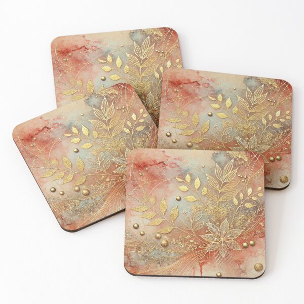 Item preview, Elysian Bloomfall Abstract Art Collection designed and sold by Oonward2021.