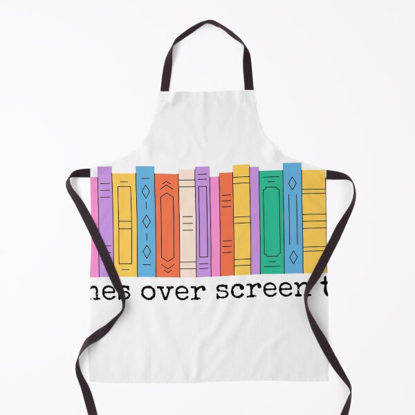 Item preview, "Spines Over Screen Time" Minimalist Book Lover designed and sold by holaitssher.