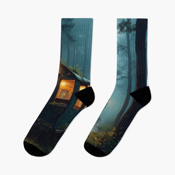 Item preview, Enchanted Forest Train at Twilight designed and sold by oanaunciuleanu.