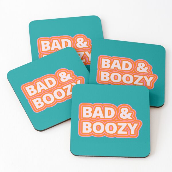Item preview, Bad & Boozy – Retro Vibes Bold Statement designed and sold by imaniko.