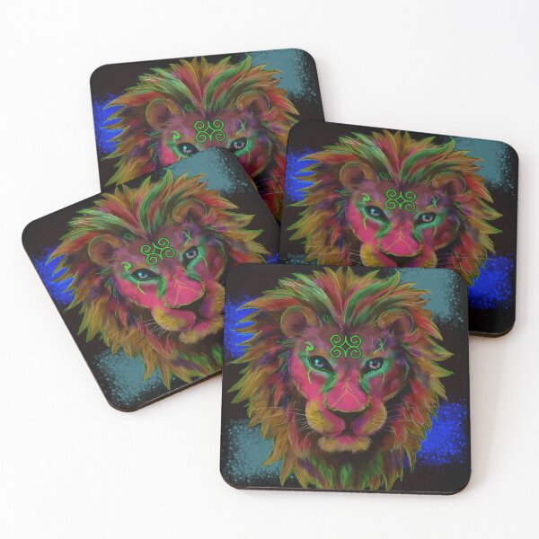 Item preview, Mystic Neon Lion designed and sold by Leviathancraft.