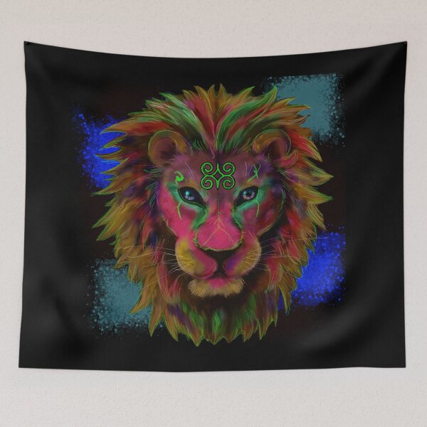 Item preview, Mystic Neon Lion designed and sold by Leviathancraft.