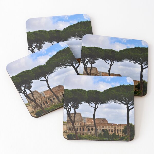 Item preview, Rome Colosseum & Italian Pines – Iconic Italy Travel Photography designed and sold by Cole's Design.