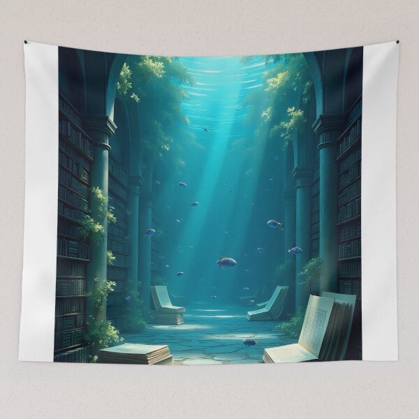 Item preview, Underwater Sanctuary of Knowledge designed and sold by oanaunciuleanu.