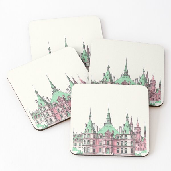 Item preview, French Castle - Modern Chateaucore Aesthetic Wall Art designed and sold by Sugar Wisdom .