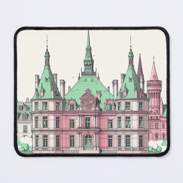 Item preview, French Castle - Modern Chateaucore Aesthetic Wall Art designed and sold by Sugar Wisdom .