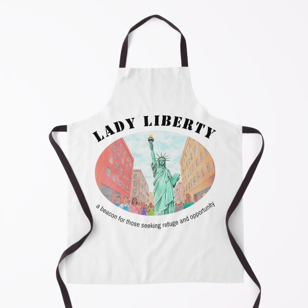 Item preview, Lady Liberty – A Beacon for Refuge and Freedom designed and sold by Ren's Red.