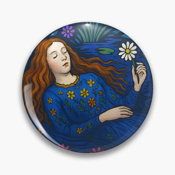 Item preview, Modern Ophelia Drowning Scene Inspired by Millais Painting designed and sold by Shoot-The-Moon.