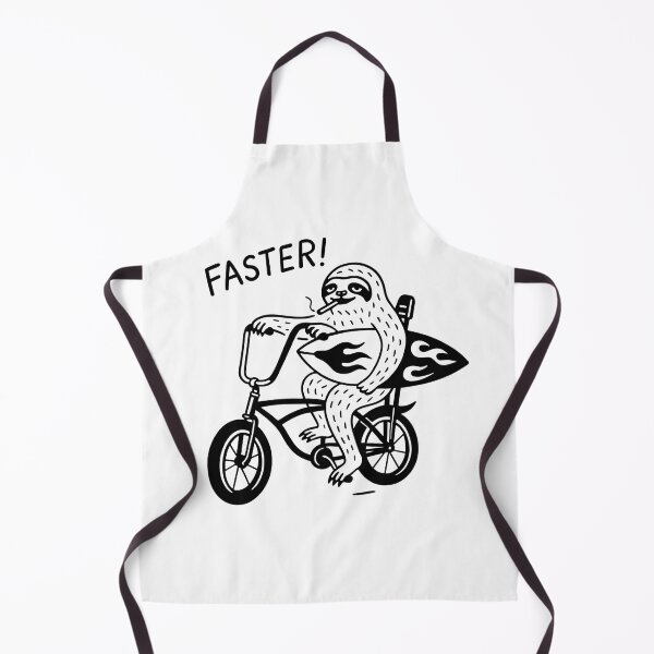 Item preview, Faster Sloth Lowrider Surf Biker Old School Tattoo designed and sold by RustBreaker.