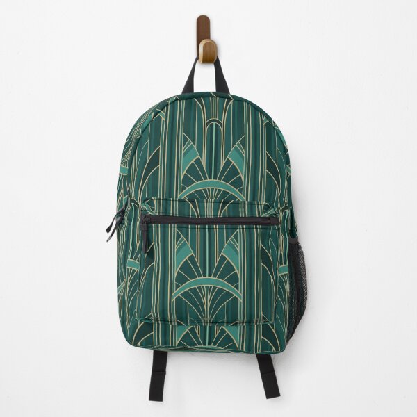 Item preview, Golden20s Art Deco Intertwined Architectural Arcs - Turquoise designed and sold by klossisch.