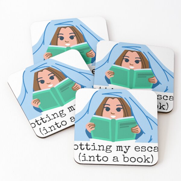Item preview, "Plotting My Escape (Into a Book)" Book Lover designed and sold by holaitssher.