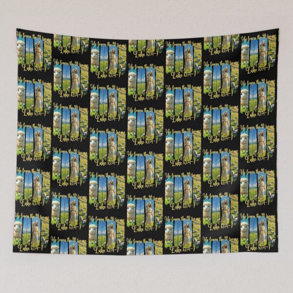 Item preview,  He Leaves the 99 for Me – Lost Sheep Brushstroke Art designed and sold by Illustrated Faith.