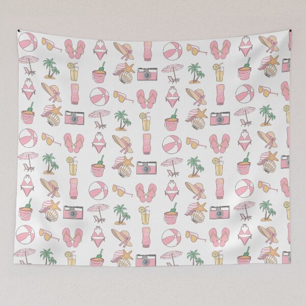Aperçu de l'œuvre Esthétique de l'été rose créée et vendue par MirasolCyShop.