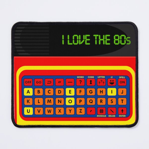 Item preview, I Love the 80s – Retro Speak & Spell Tribute designed and sold by hangmeart.