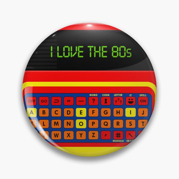 Item preview, I Love the 80s – Retro Speak & Spell Tribute designed and sold by hangmeart.