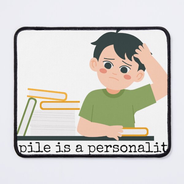 Item preview, "My TBR Pile Is a Personality Trait" Book Lover designed and sold by holaitssher.
