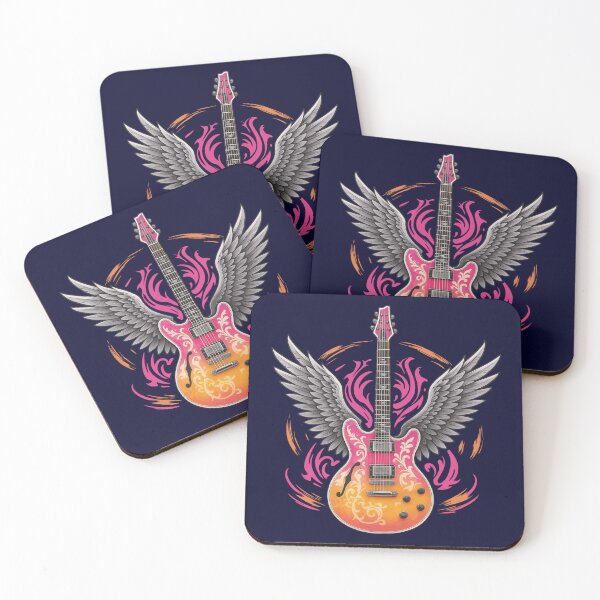Item preview, Flaming Guitar Wings designed and sold by iamdesigns14.