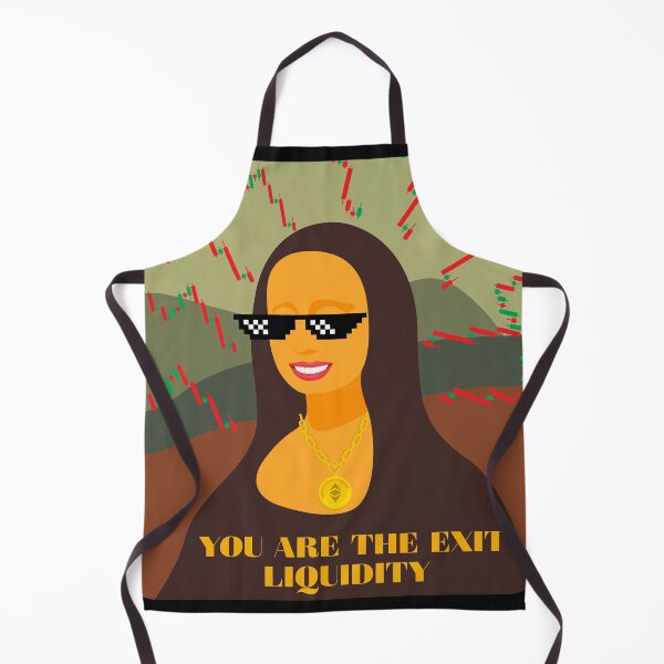 Item preview, You are the exit liquidity crypto Mona T-Shirt designed and sold by Oommen Studio .