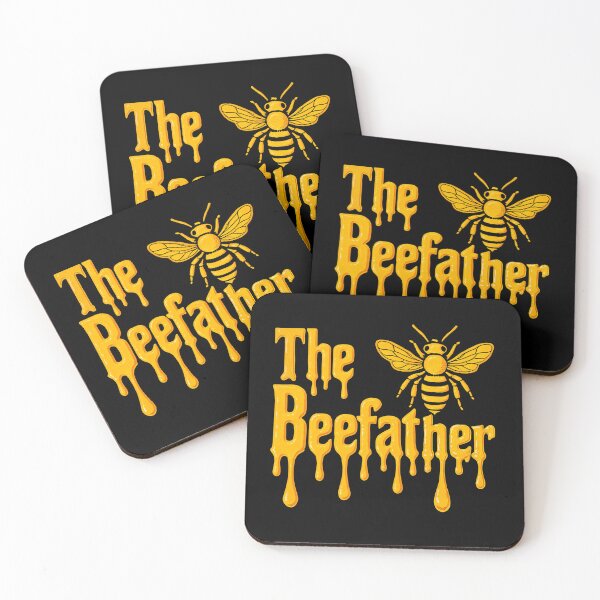 Item preview, The Beefather - Funny Honey Bee Pun Design designed and sold by Sonchai Paladsai.