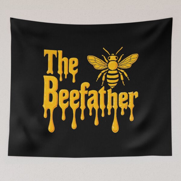 Item preview, The Beefather - Funny Honey Bee Pun Design designed and sold by Sonchai Paladsai.