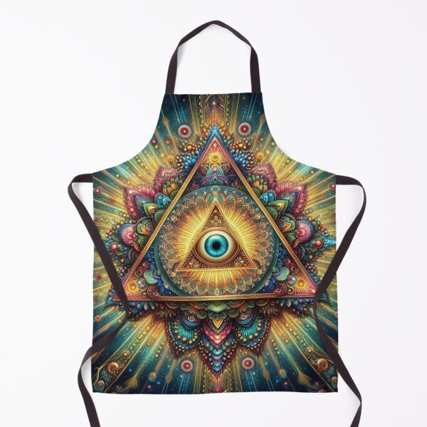 Item preview, Divine Vision – Third Eye in Radiant Triangle designed and sold by ashokreddy343.