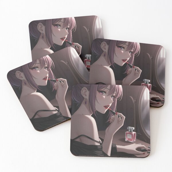 Item preview, Beautifull Waifu with red lips designed and sold by GerwantSHOP.