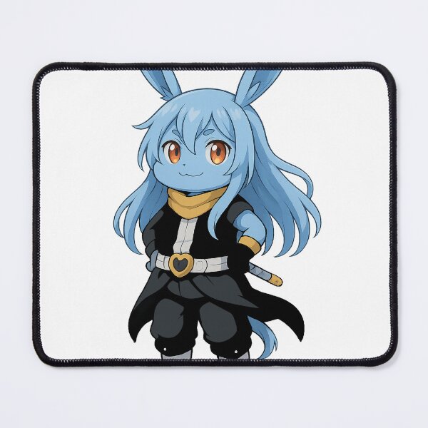 Item preview, Chibi Spirit Warrior – Blue-Haired Fantasy Animal designed and sold by oneskyoneland.