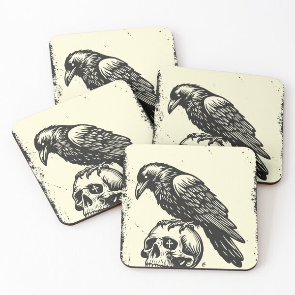 Item preview, Crow Skull Cream designed and sold by LeeTheTerrier.