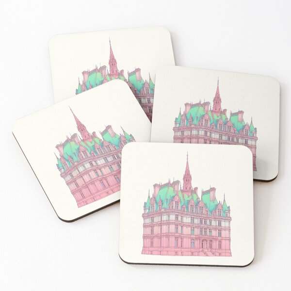 Item preview, French Castle - Modern Chateaucore Aesthetic Wall Art designed and sold by Sugar Wisdom .