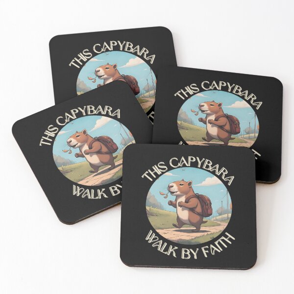 Item preview, "This Capybara Walk by Faith" Back to School Blessed T-shirt designed and sold by OrtegaGrace.