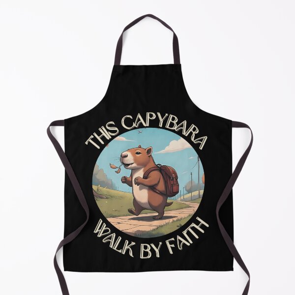 Item preview, "This Capybara Walk by Faith" Back to School Blessed T-shirt designed and sold by OrtegaGrace.
