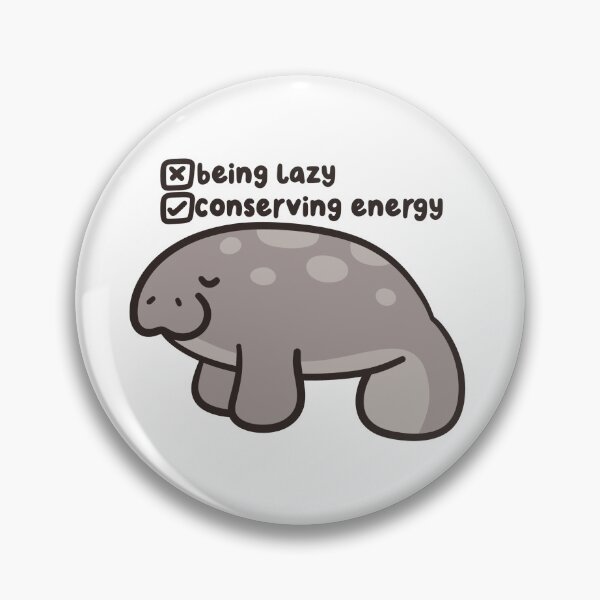 Item preview, cute lazy manatee  designed and sold by kaybowzie.